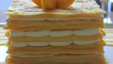 Lotte mille feuille à la mangue