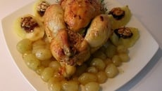 Coquelet farci en habit de fête