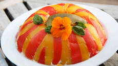 Timbale de poisson aux poivrons