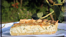 Tarte à la ricotta et aux oignons