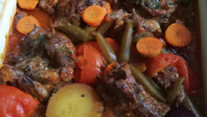 Ratatouille au hachis d'agneau