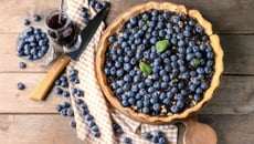 Tarte aux myrtilles traditionnelle