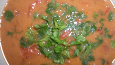 Soupe de lentilles maison