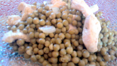 Poêlée de dinde aux petits pois