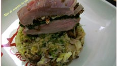 Rôti de magrets de canard farci