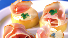 Délice de poire au jambon - roquefort