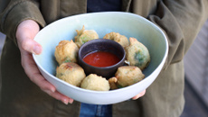 Beignets de choux de Bruxelles