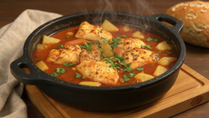 Tajine de poisson aux légumes