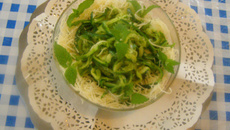 Spaghettis de courgettes