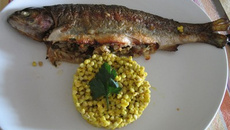 Truites farcies aux dattes
