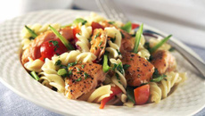 Pâtes au saumon de Norvège