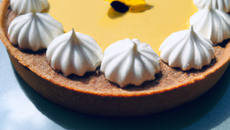 Légère mousse mascarpone au parfum « tarte au citron » sur M & à au pavot