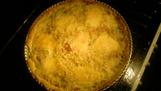 Tarte aux légumes et thon