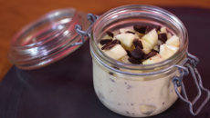 Banane façon stracciatella au Companion