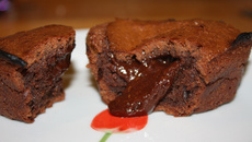 Cœur fondant au chocolat économique