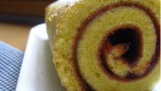 Le roulé à la fraise