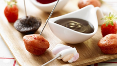 Fondue fraises - chocolat version cocktail