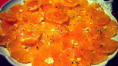Salade d'oranges aux épices