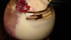 Petites verrines cerises-cannelle