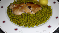 Dinde aux petits pois