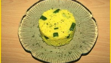 Risotto aux courgettes, parmesan et curcuma