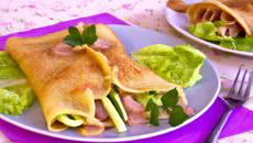 Crêpes au genièvre et à la chicorée