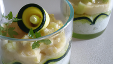 Verrine de courgette