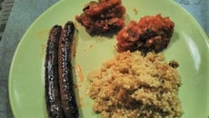 Merguez et perles de blé façon couscous