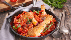 Poulet basquaise au Monsieur Cuisine
