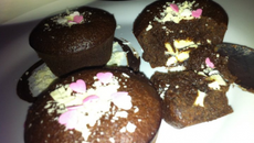 Cupcake choco cœur choco blanc