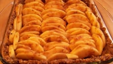 Gâteau aux pommes crues