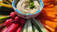 Crudités au 6 dips