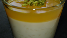 Riz au lait "moubatane": riz au lait capitonné à l'orange