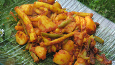 Haricots verts à l'Indienne