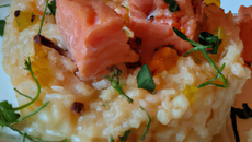 Risotto de saumon fumé idéal pour les fêtes