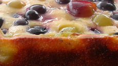Gateau "light" au raisin