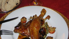 Cuisses de canettes confites à l'abricot du Roussillon