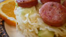 Salade de choucroute et pomme Granny