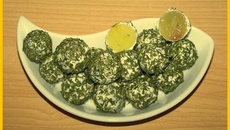 Billes de raisin au Chavroux et ciboulette