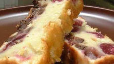 Clafoutis aux cerises et pépites de chocolat