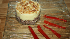 Hachis parmentier au confit de canard et aux pommes 4 épices