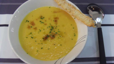 Velouté de carotte, orange et gingembre