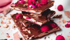 Croustillant chocolat framboise
