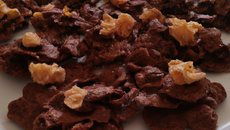 Roses des Sables enfantines aux corn'flakes et chocolat au lait