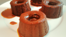 Fondant au chocolat caramel maison