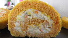 Gâteau roulé aux carottes