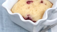 Pouding aux framboises