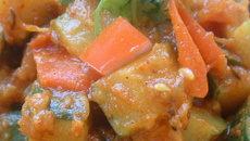 Recette indienne courgettes masala