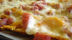 Nachos jambon-fromage