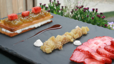 Tarte rhubarbe / fraise revisitée